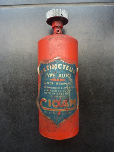 Ancien extincteur voiture - extincteur,