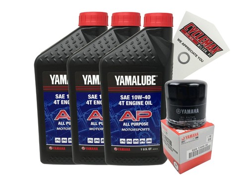 Yamalube oem oil change kit - oem,