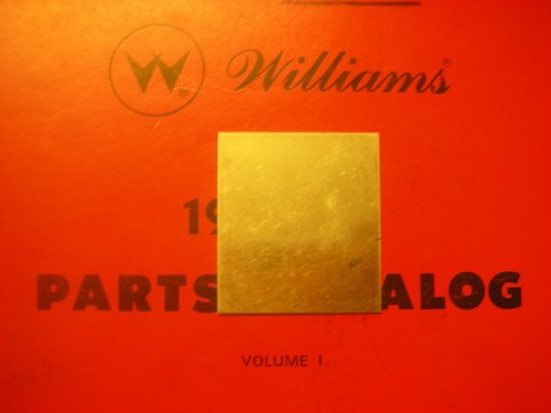 Flipper williams entrée - williams, de