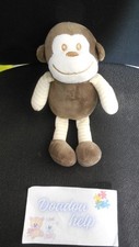 doudou peluche singe beige