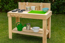 Kids Outdoor Wood Mud Kitchen