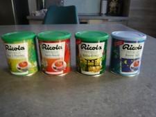 LOT 4 BOITES COLLECTIONS METALLIQUES RICOLA INFUSELLES - Années 2001