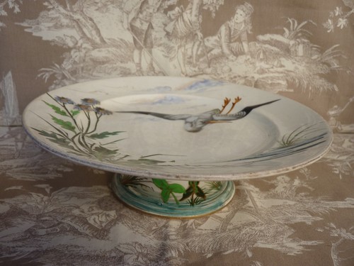 Plat sur pied compotier - plat,