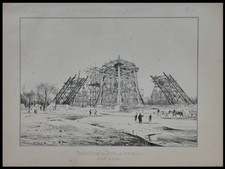 PARIS, TOUR EIFFEL, TRAVAUX -