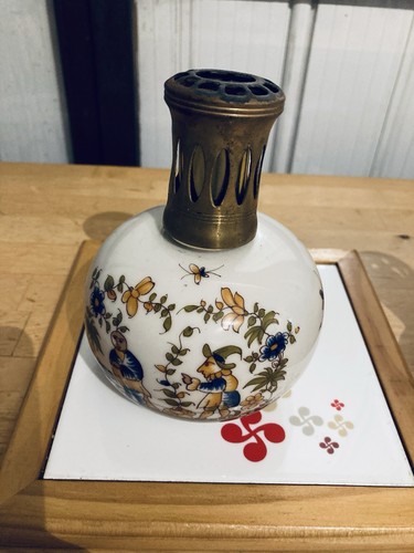Lampe bougeoir porcelaine - lampe/bougeoir, en