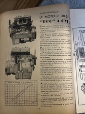 REVUE TECHNIQUE MOTEUR DOG 4 Cylindres 4 C 100 4T 100 3925 Cc