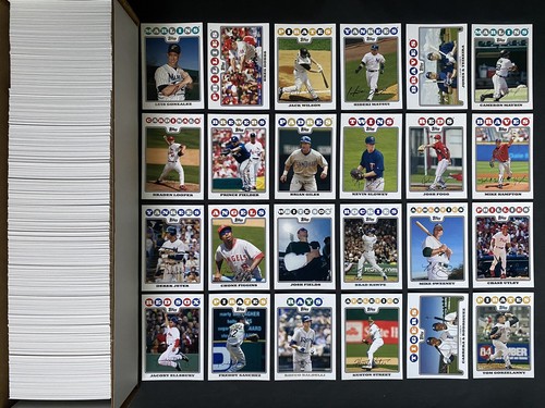 2008 topps baseball cards - topps,