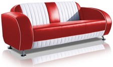 G63R Bel Air Style Fifties Canapé Designer Salon Fauteuil Rétro USA Années 50