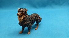 BRONZE POLYCHROME DE VIENNE CHIEN BOUVIER BERNOIS