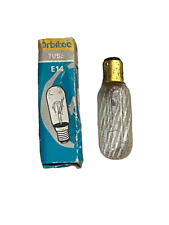 ANTIQUE ORBITEC BAYONET FRIDGE BULB FRIDGE LAMP BEDSIDE LAMP E14