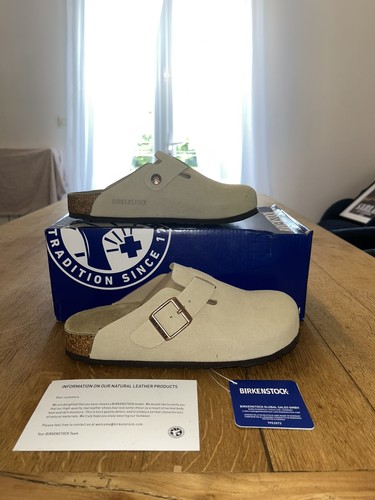 Birkenstock boston beige - boston, /