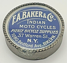 F.A. Baker & Co. Indian Moto Cycles Germany Compass Advertising RARE