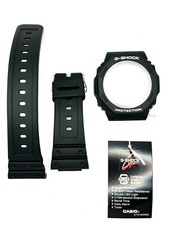 Bracelet Casio G-Shock Boîtier Noir et blanc en Caoutchouc