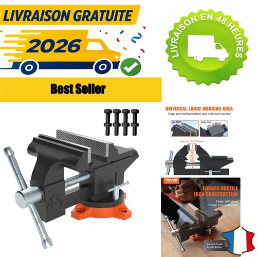 étau établi vevor 5 cm - Étau,