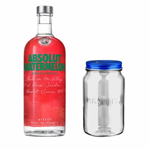 Absolut vodka watermelon set - watermelon,