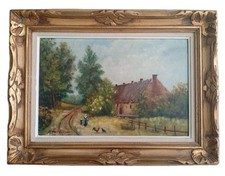 Huile Sur Panneau Paysage