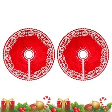  2 Pcs Décoration De Noël Extérieur Decoration Noel Exterieur Tablier D'arbre