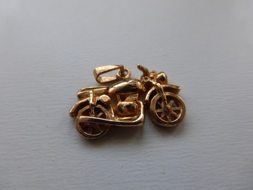Pendentif neuf moto - neuf, plaqué