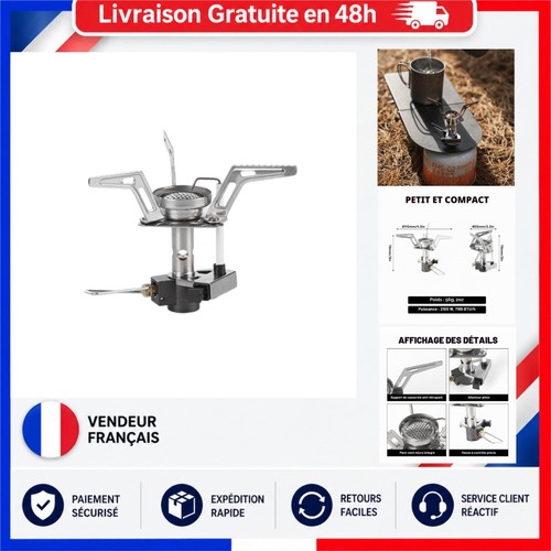 Réchaud gaz camping - réchaud,