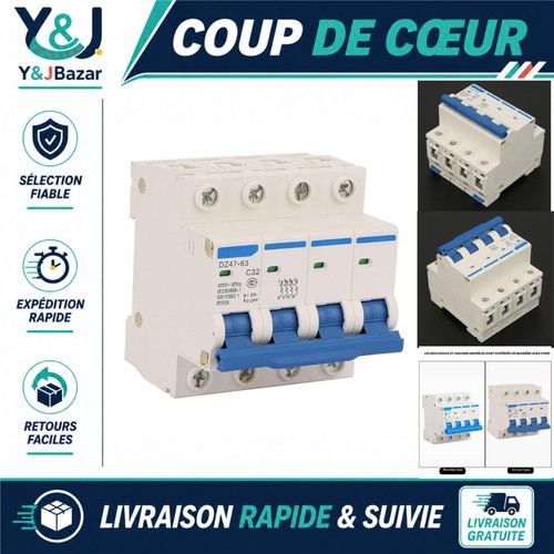Disjoncteur différentiel - , 4p