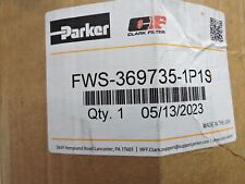 Clark Diesel Engine Filtration FWS-369735-1P1S EMD 40278275, Parker-Farr 369735