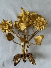 Bouquet en bronze doré sommet