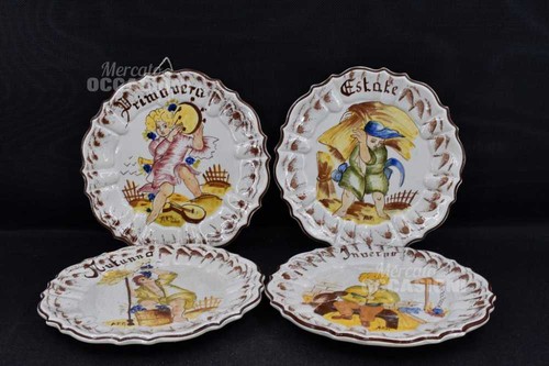 Assiettes saisons bassano - assiettes,