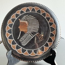 Decorative Egyptian Copper Plate / Egyptian Style Plate / Pharaoh