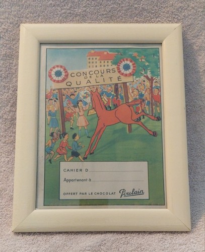Vieux protège cahier poulain - vieux,