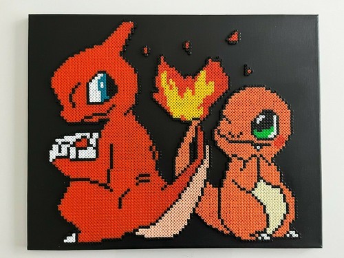 Pixel art perles - /, a