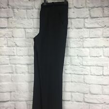 Pantalon de costume femme Zara taille S Smart Work Office bleu marine satin taille 