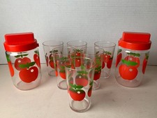 LOT 7 VERRES + 2 BOCAUX HENKEL