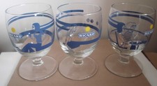 3 verres RICARD dessins