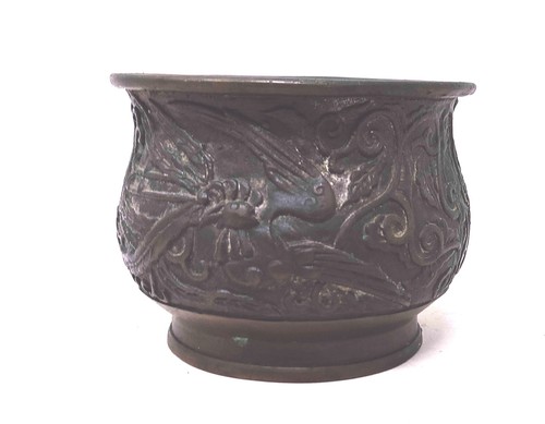 Bon encensoir bronze coulé
