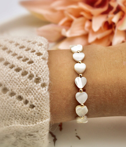Bracelet perles 10mm - de, en