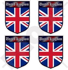 REGNO UNITO Scudo Union Jack INGHILTERRA Adesivo in Vinile Sticker 50mm x4