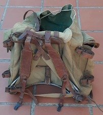 Bon Sac Bergam Lafuma daté 1940 ORIGINAL thème Chasseurs Narvik Légion 13° DBLE