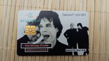 The Rolling Stones Phonecard Rock Werchter Festival 98 Belgium Rare