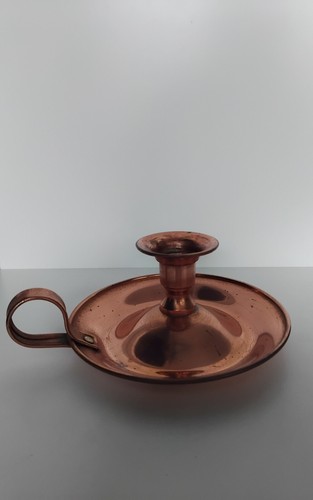 Bougeoir cuivre poucier - en,