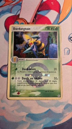 Carte pokémon dardargnan - carte,