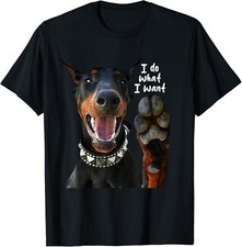 Funny Portrait Doberman