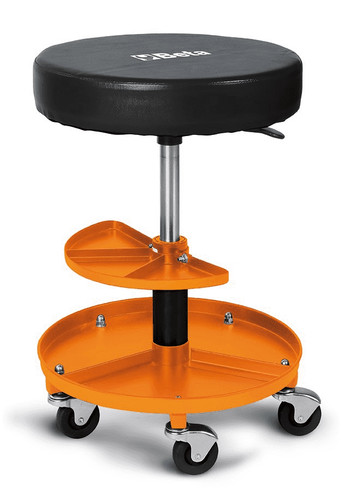 Tabouret pivotant avec plateau