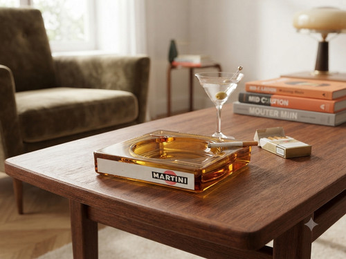 Cendrier publicitaire vintage - cendrier,