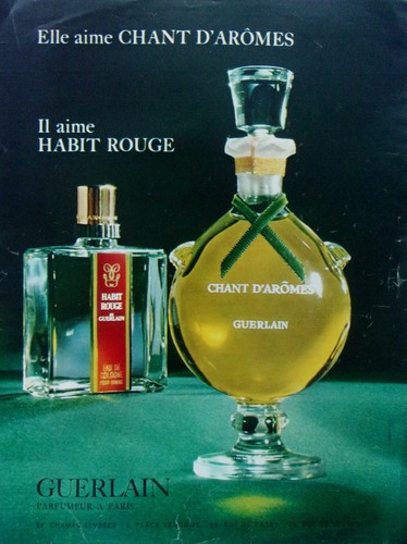 Publicite papier parfum - papier,