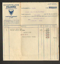 "CHATEAUBRIANT (44) AGRICULTURAL MACHINERY FACTORY / PLOUGH "Charles HUARD" in 1936