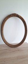 Grand cadre doré ancien ovale art deco avec ou sans sa toile