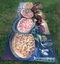 4 pizza Signs 30 X 40