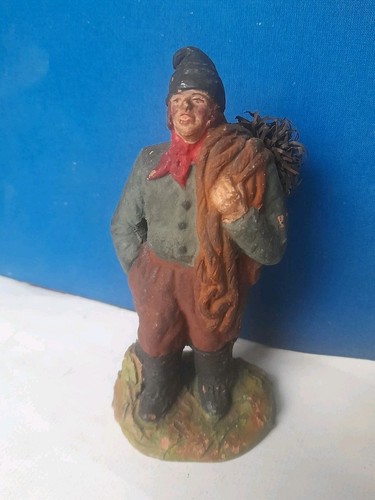 Rare ancien santon marie - ancien,