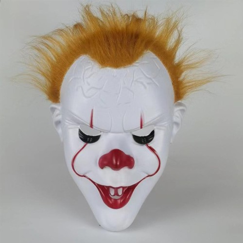 Masque clown horreur cheveux - clown,