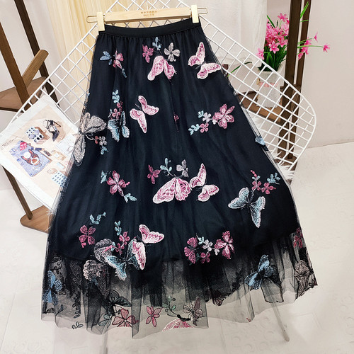 Femme fairy papillon - femme, brodé
